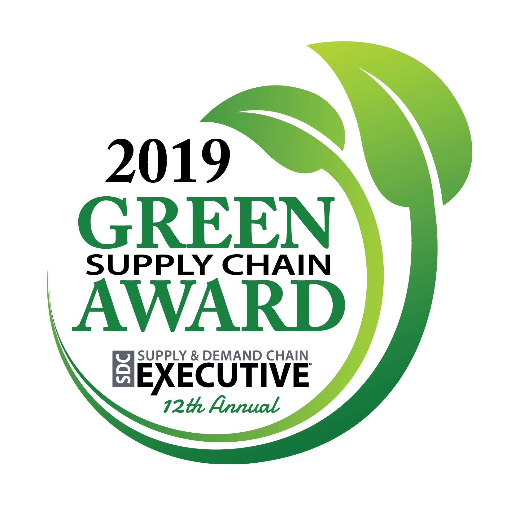 SDC Green Supply Chain Award Logo 2019
