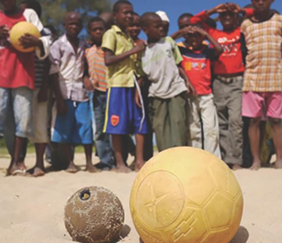 Children Playing Futbol