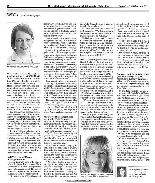 Diversity Careers December 2014