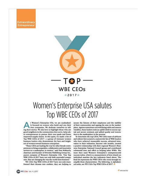 WE USA Magazine November 2017