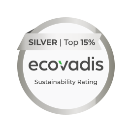 EcoVadis Silver Sustainability Rating (Top 15%)