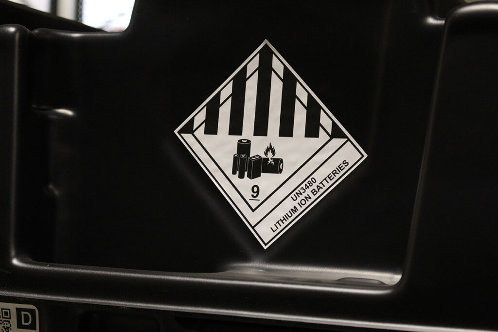 Lithium Ion Battery Label